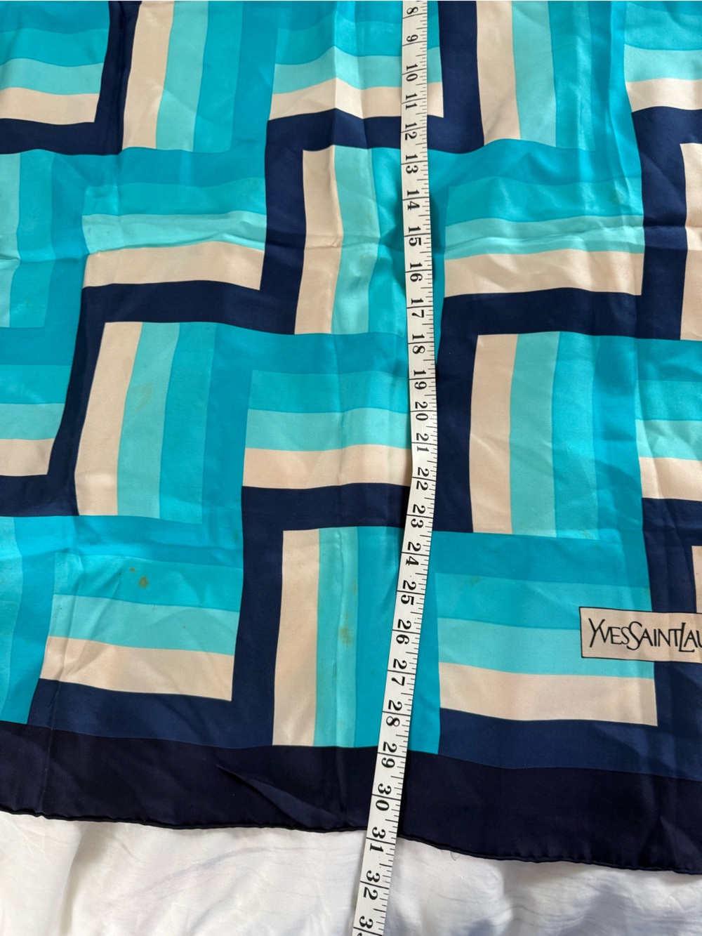 Yves Saint Laurent Silk Scarf - Picture 11 of 13